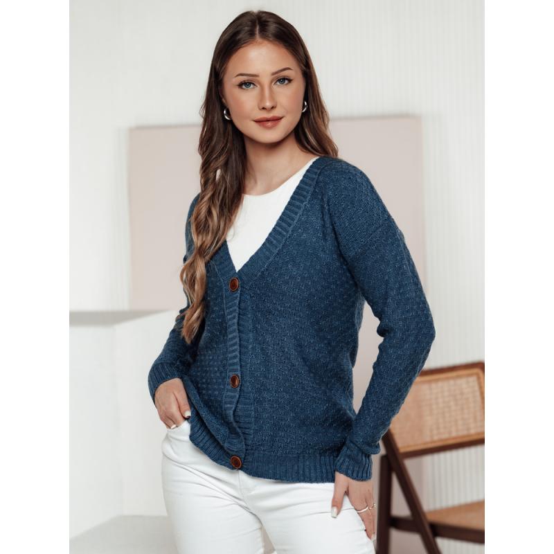 Dámský svetr CHICLINE modrý