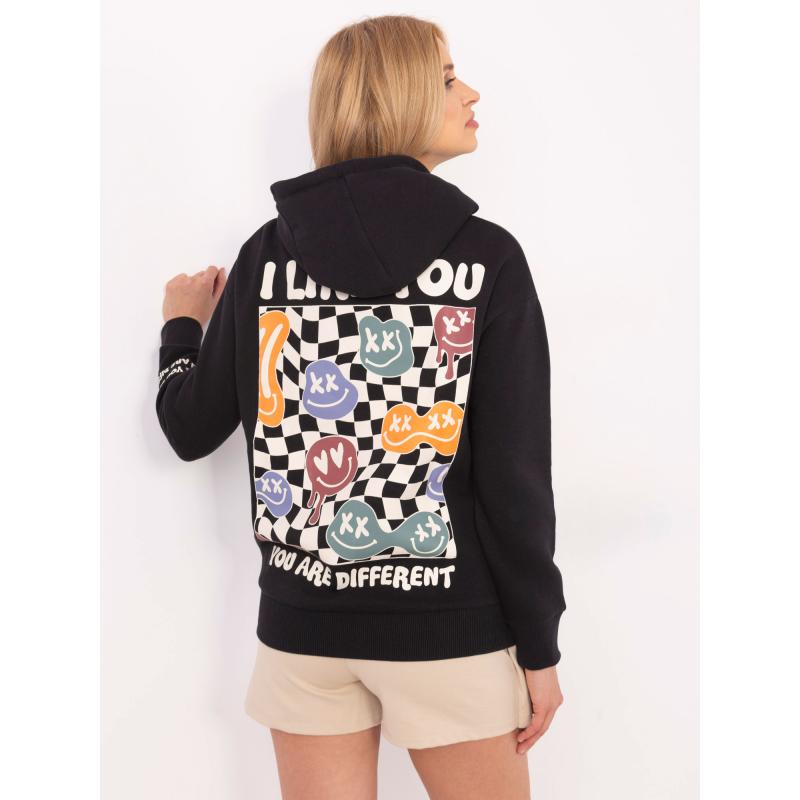 Sötétszürke melegítőfelső nyomtatott hátlappal SUBLEVEL