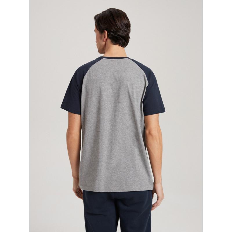 Pánské tričko s potiskem HUMTLEX S1815 - šedý melír