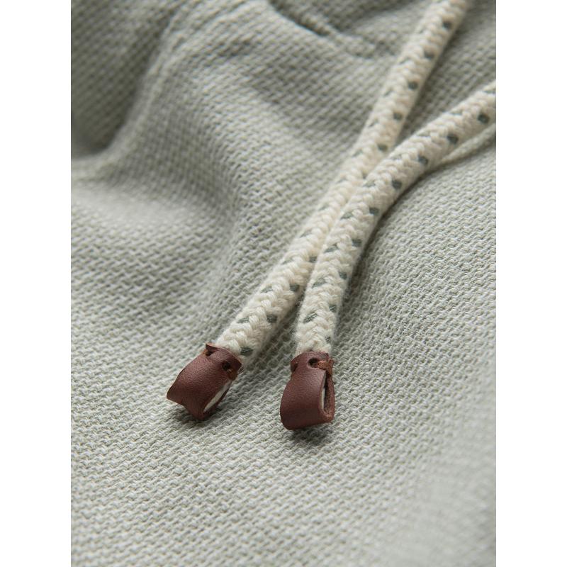 Férfi vászon és pamut kötött rövidnadrág - világoszöld V2 OM-SRCS-0130 OM-SRCS-0130