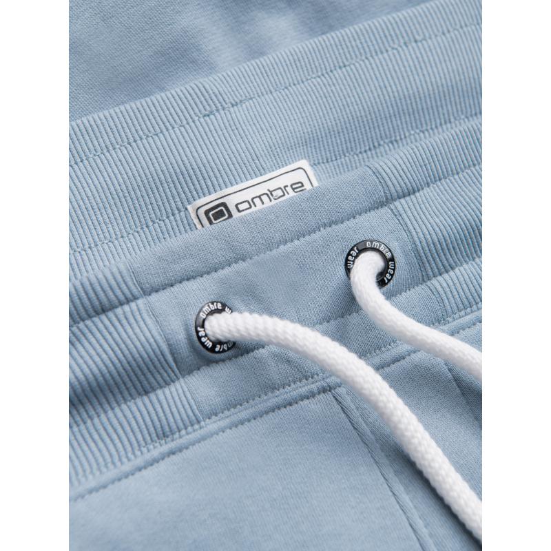 Férfi bélés nélküli tréningnadrág - világoskék V7