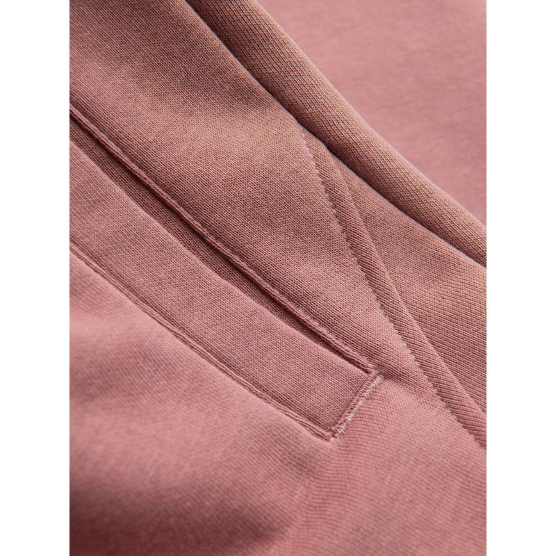 Pánské bavlněné tepláky BASIC jogger - tmavě růžové V4