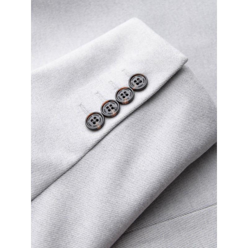 Férfi dzseki állított gallérral - szürke melange V4 OM-BLZB-0131 OM-BLZB-0131