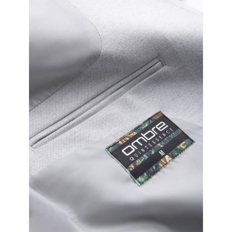 Férfi dzseki állított gallérral - szürke melange V4 OM-BLZB-0131 OM-BLZB-0131