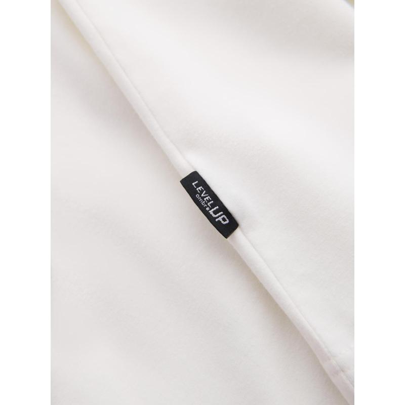 Pánský dlouhý rukáv s polo límcem na zip - černý V8