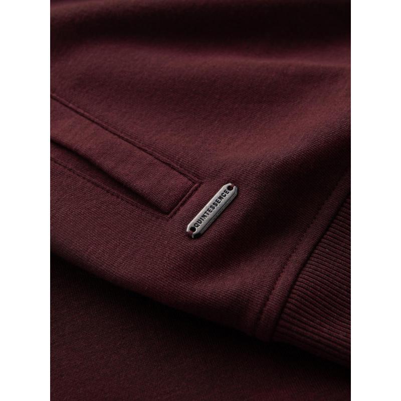 Férfi strukturált kötött pulóver pólógallérral - grafit színű V1