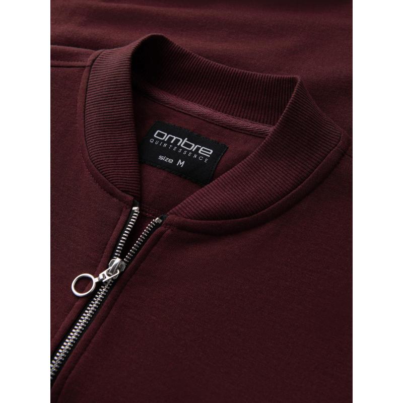 Férfi strukturált kötött pulóver pólógallérral - grafit színű V1