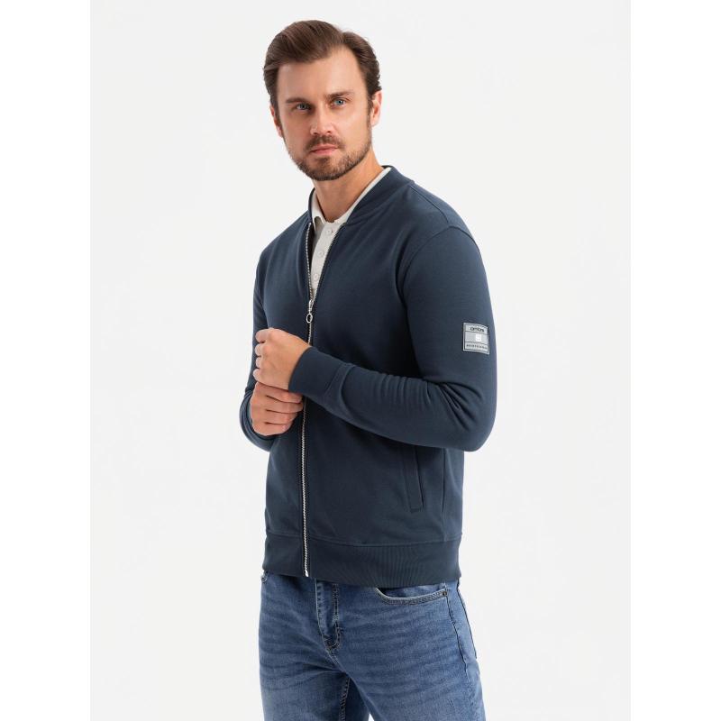 Pánská strukturovaná pletená polokošile s límečkem - grafitový melír V1