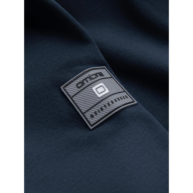 Pánská strukturovaná pletená polokošile s límečkem - grafitový melír V1