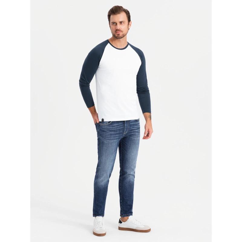 Pánské tričko s dlouhým rukávem - černý V1