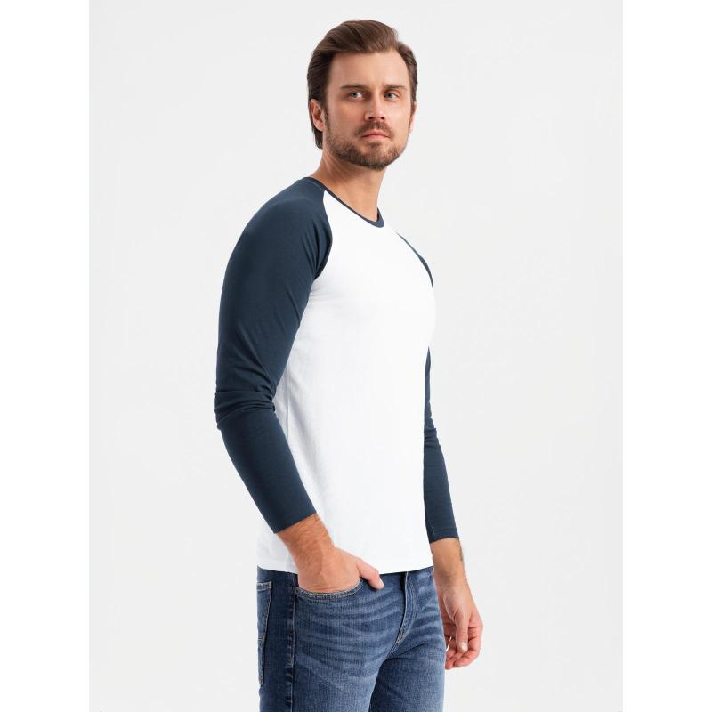 Pánské tričko s dlouhým rukávem - černý V1