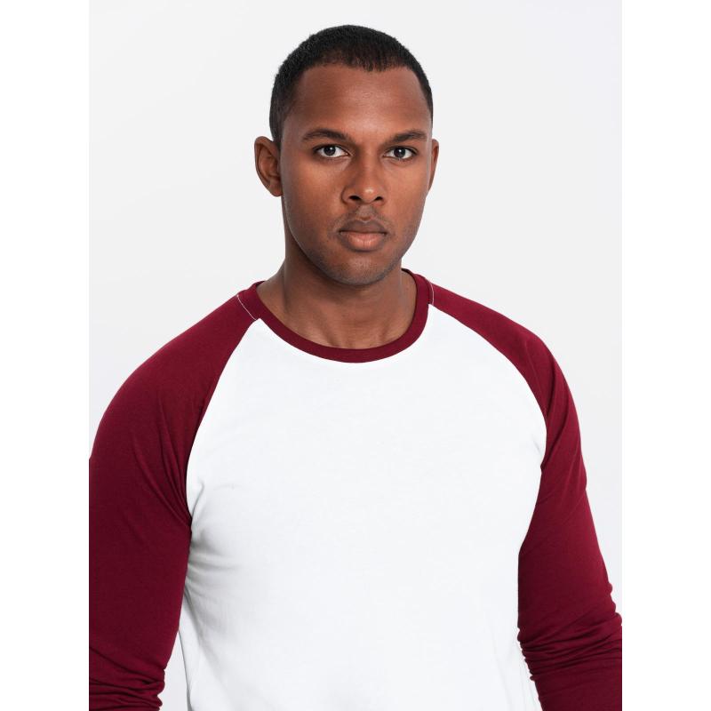 Pánské tričko s dlouhým rukávem męski z nadrukiem - czarny V1