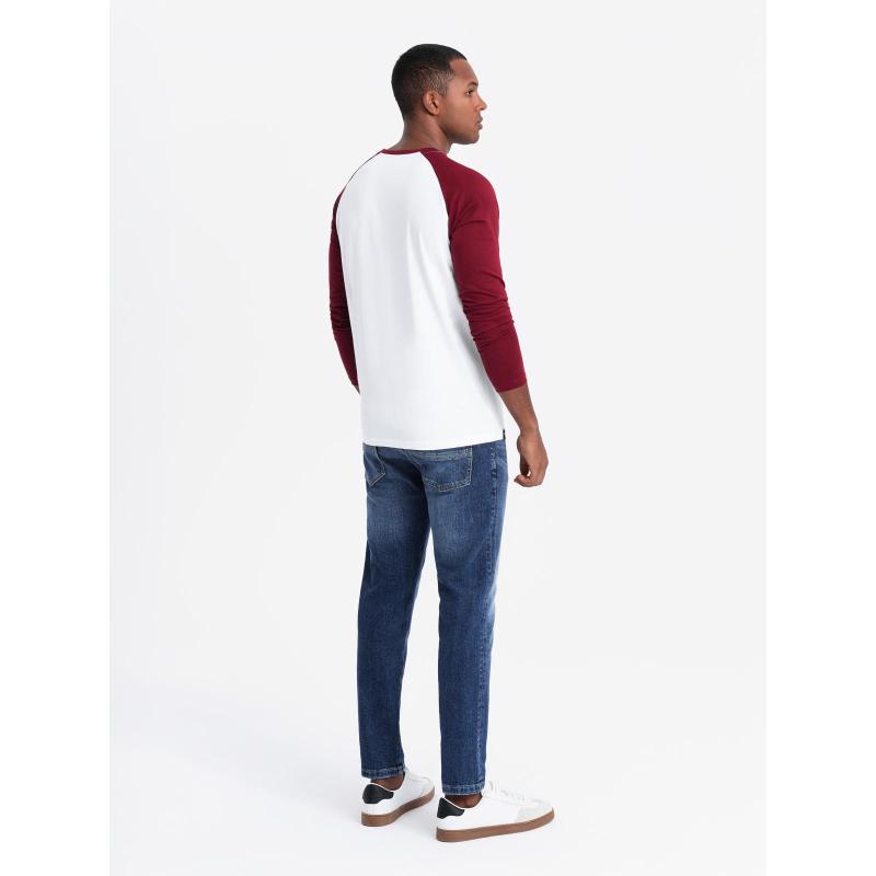 Pánské tričko s dlouhým rukávem męski z nadrukiem - czarny V1