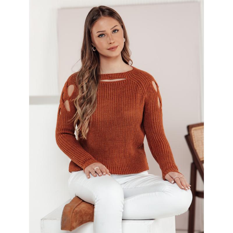 Női pulóver SLITARIA pink