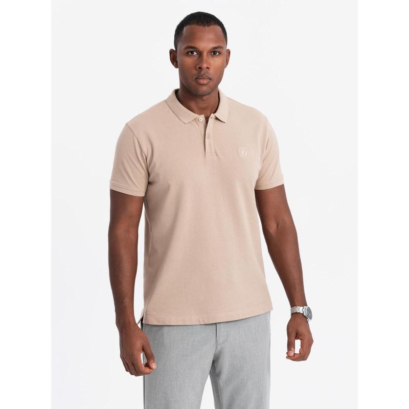 Férfi pique kötött pólóingekből álló készlet 3 darabos csomag - mix V1 Z28