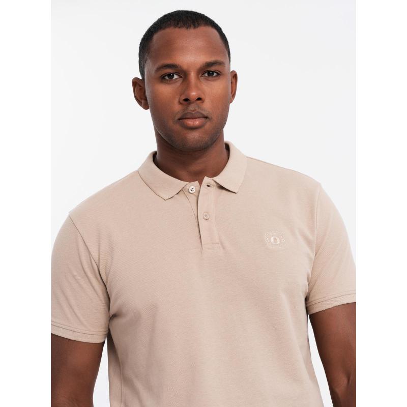 Férfi pique kötött pólóingekből álló készlet 3 darabos csomag - mix V1 Z28