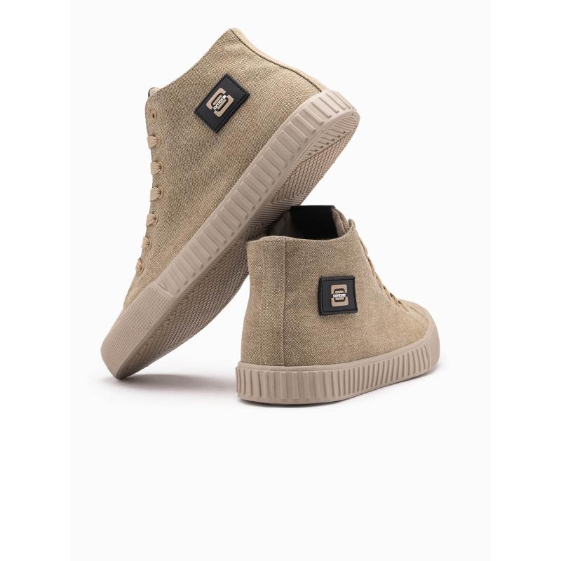 Férfi magas vászoncipő – világosbarna V3 OM-FOTH-0186