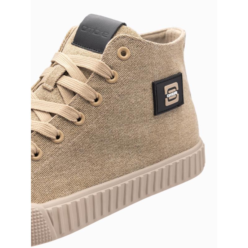 Férfi magas vászoncipő – világosbarna V3 OM-FOTH-0186