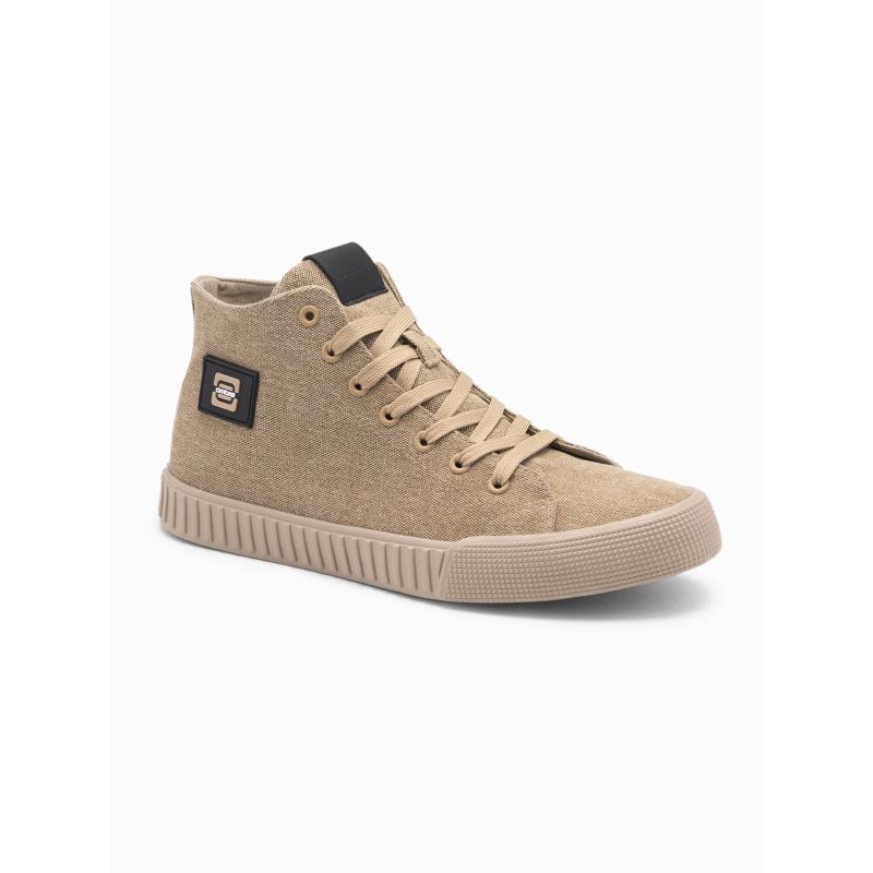 Férfi magas vászoncipő – világosbarna V3 OM-FOTH-0186