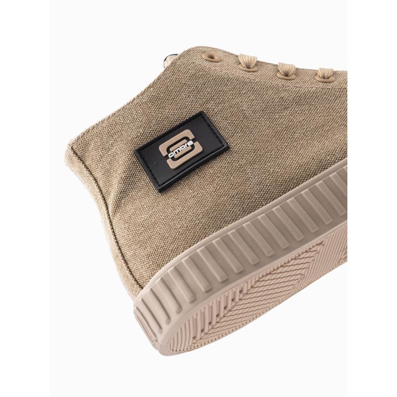 Férfi magas vászoncipő – világosbarna V3 OM-FOTH-0186