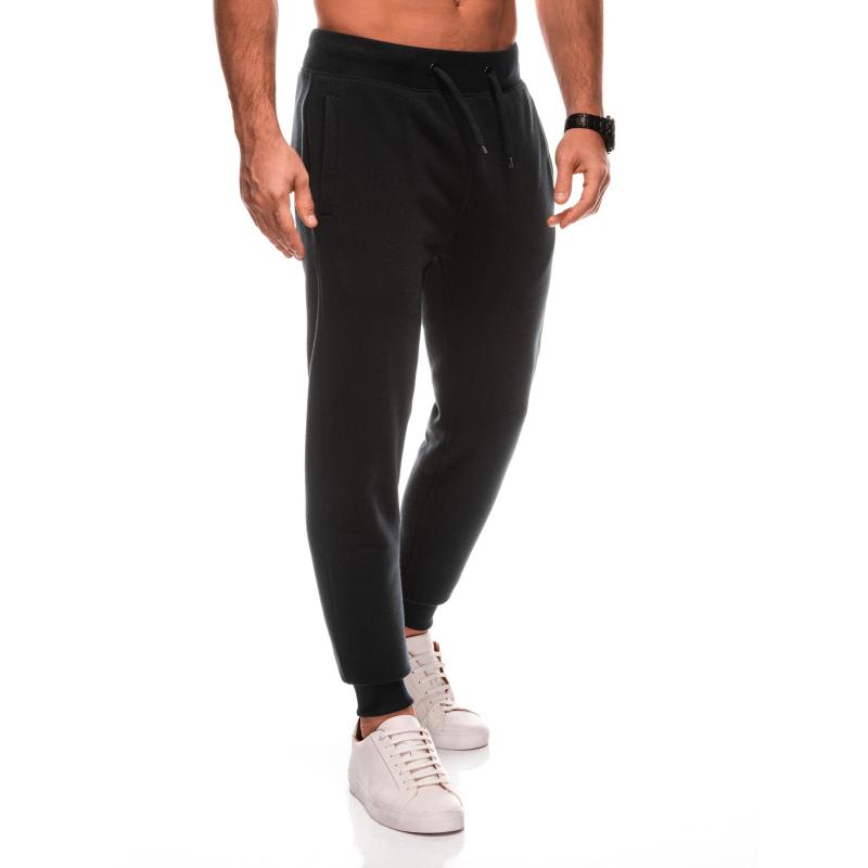 Pánske tepláky s vreckami na zips EM-PASK-0102 - grafitová V8