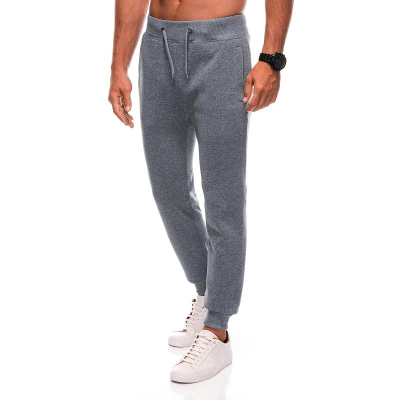 Pánské tepláky s kapsami na zip EM-PASK-0102 - grafitová V8