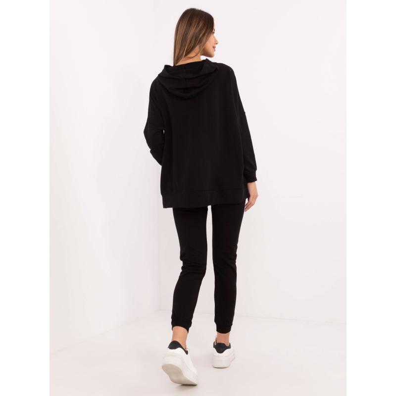 Černá dámská základní souprava s kalhotami