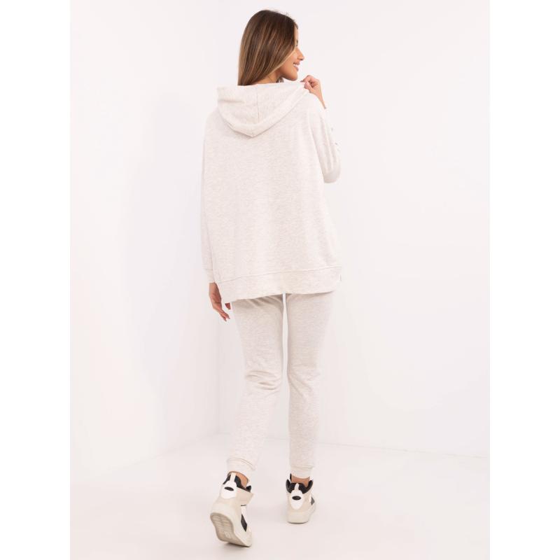 Világosbézs melange pamut alapszett