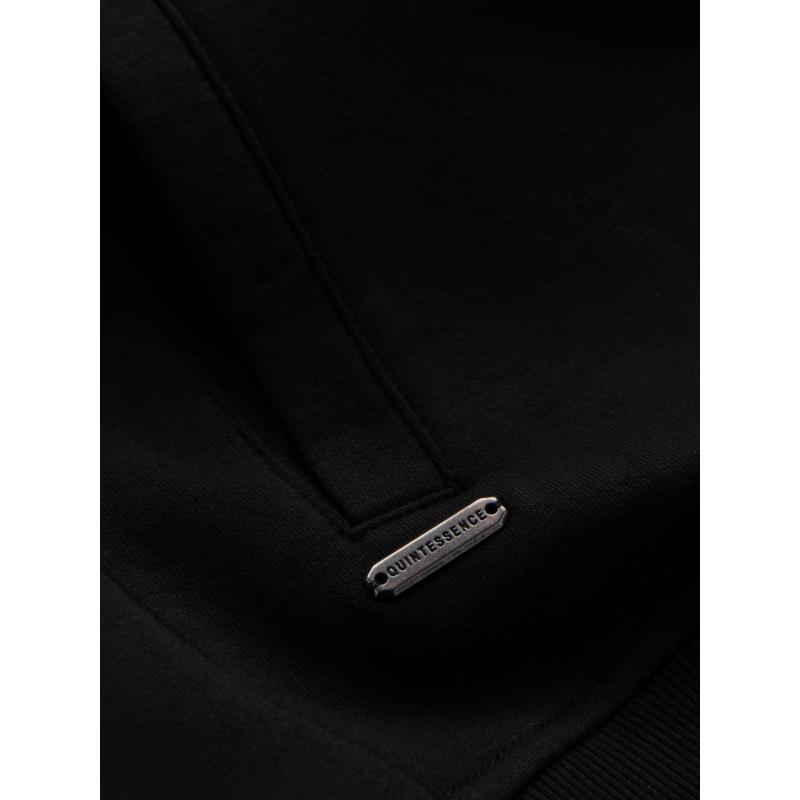 Pánská bavlněná mikina bomber bez zipu - bordó V13 OM-SSZP-0215