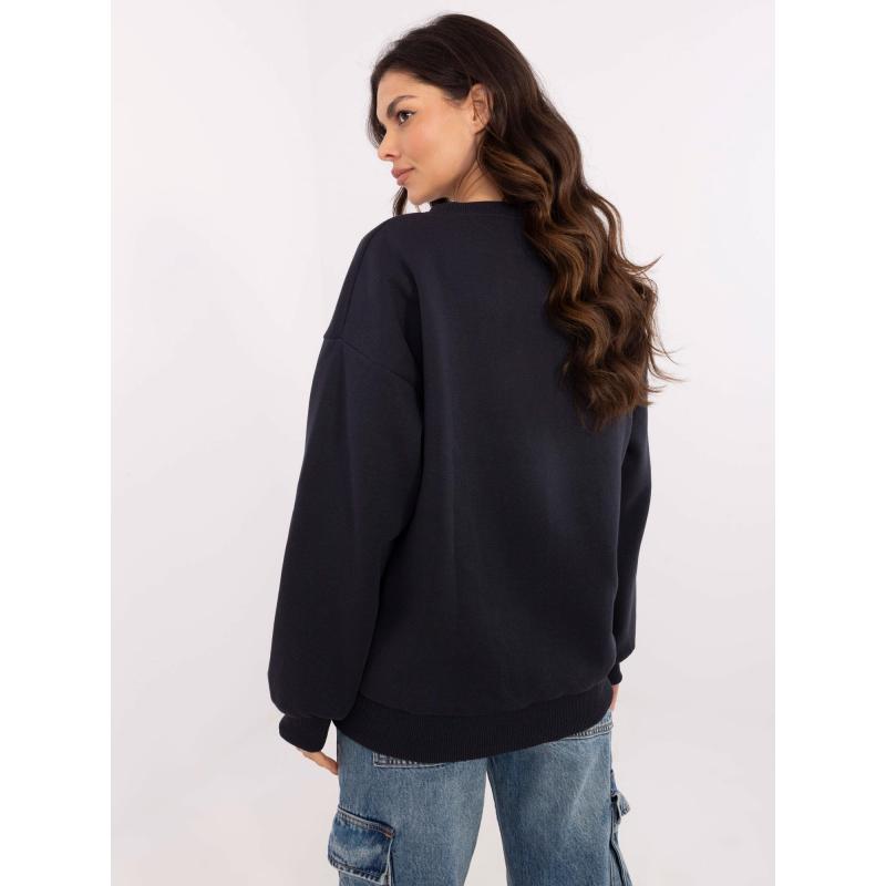 Grafit színű oversize pulóver Harvard felirattal