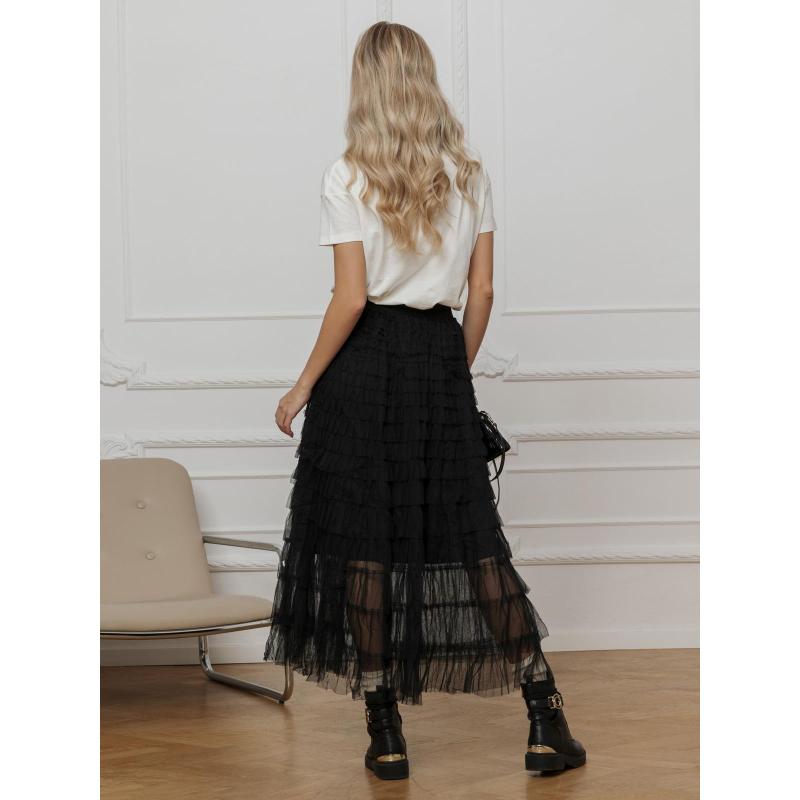Női szoknya GLR018 - czarny