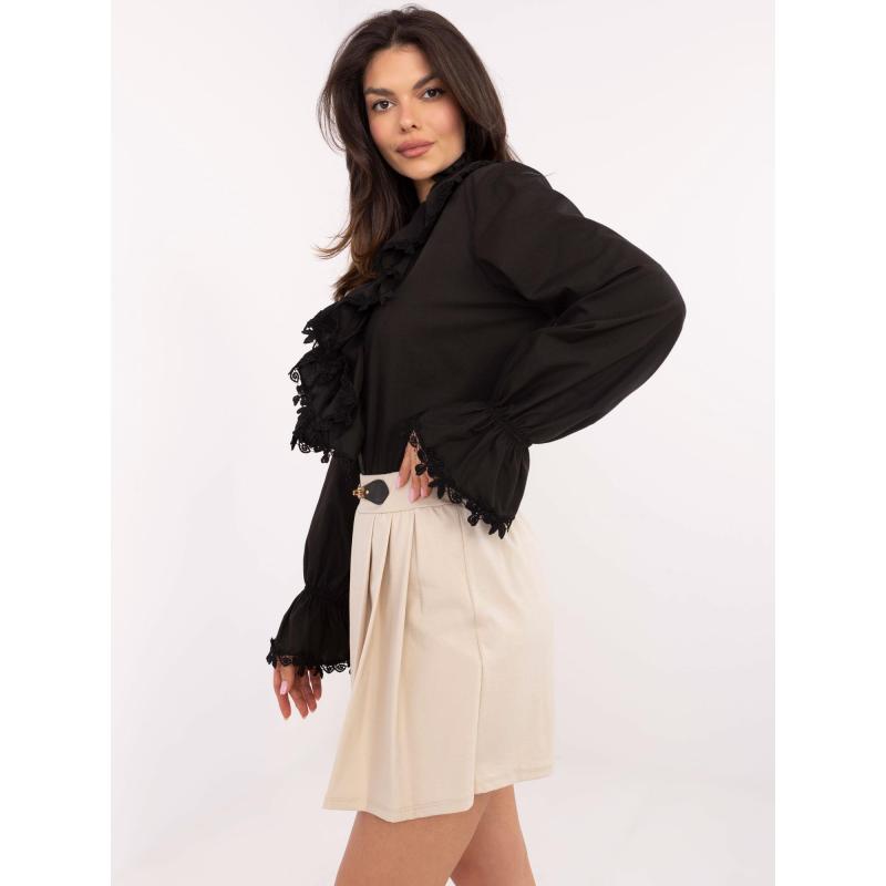 Béžová elegantní sukně a šortky