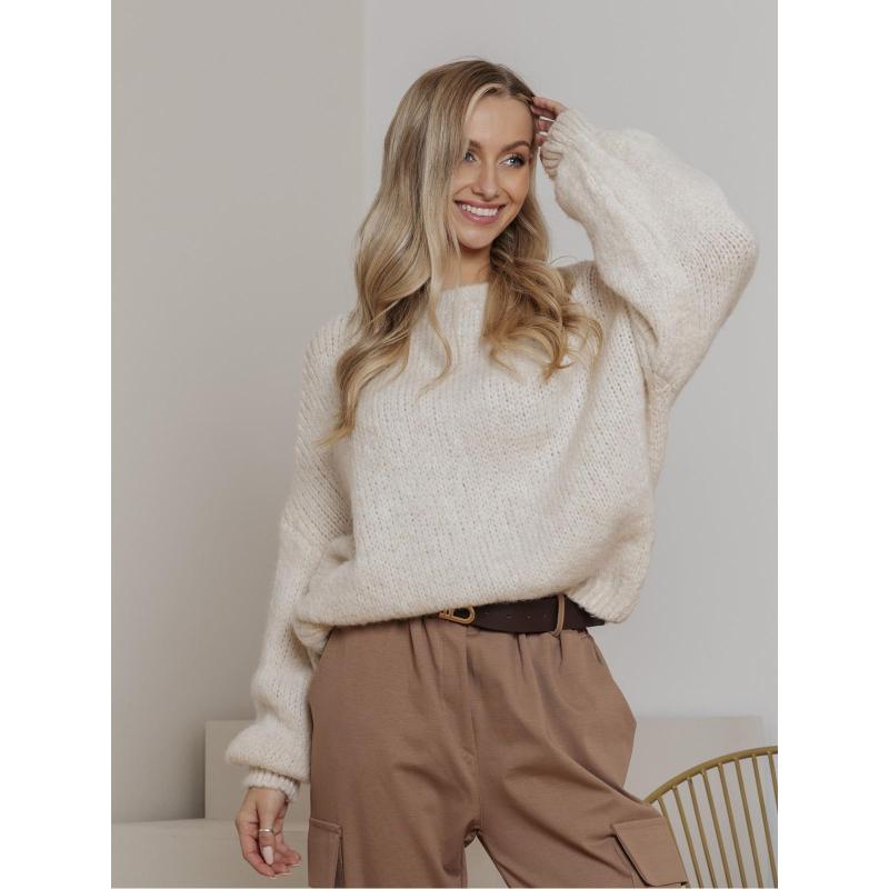 Dámský svetr ELR024 - ecru