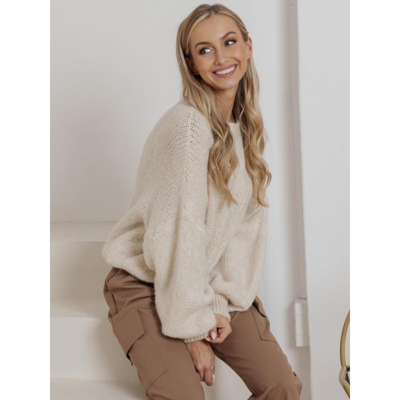 Dámský svetr ELR024 - ecru