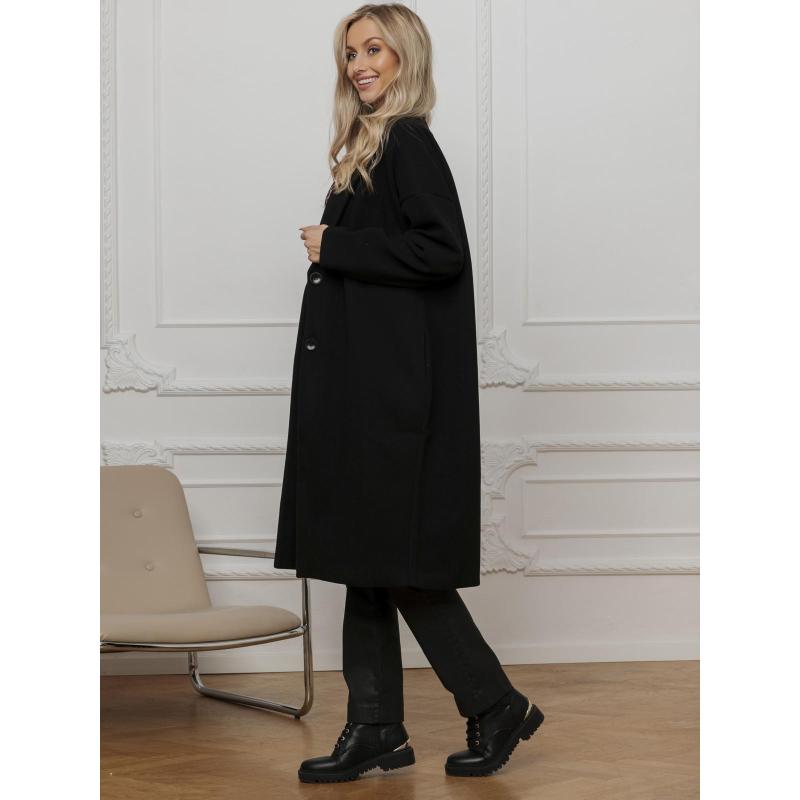 Dámský kabát CLR036 - velbloudí barva