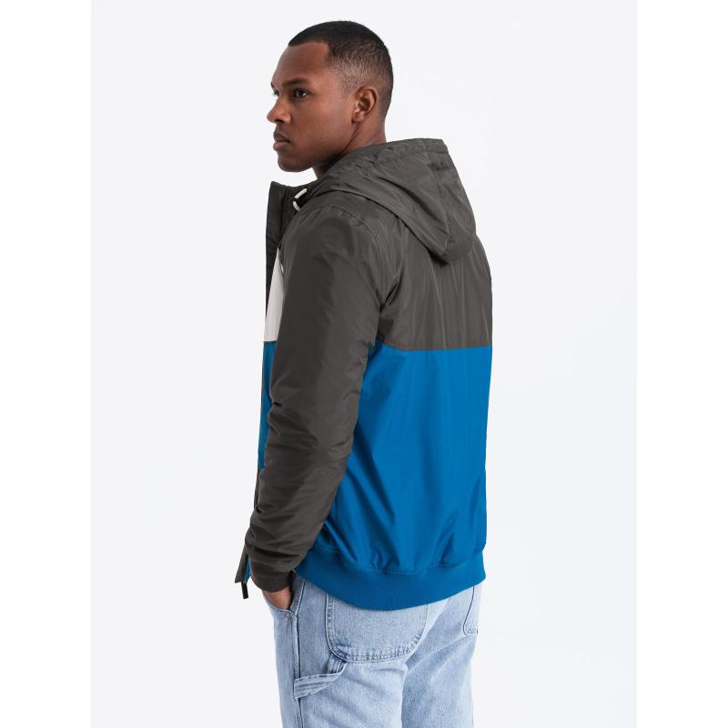 Férfi sportdzseki kapucnival C447