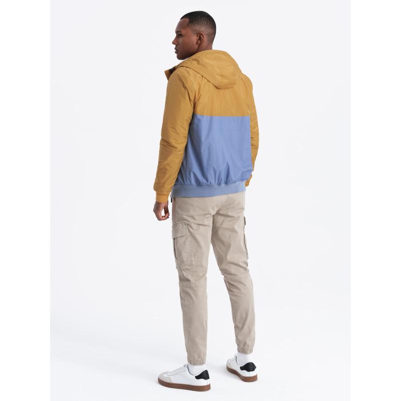 Kurtka męska sportowa z kapturem C447 - V8