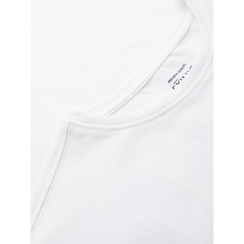 Pánský dlouhý rukáv s raglánovými kontrastními rukávy - bílý a šedý V5 OM-LSCL-0105