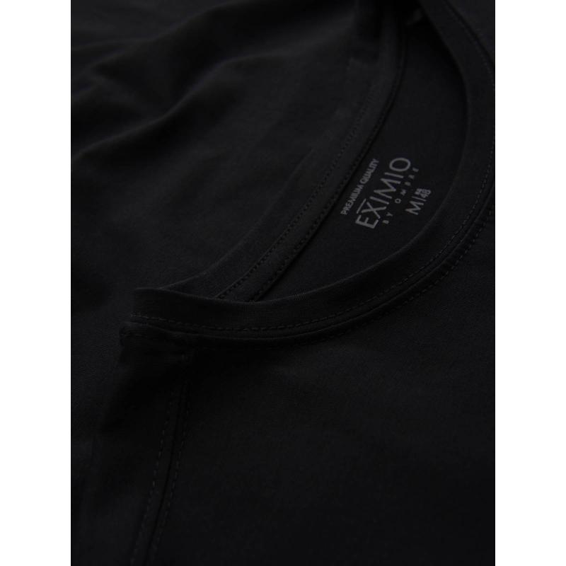 Pánské tričko SLIM FIT s kulatým výstřihem a logem - bílé V1 OM-TSCT-0220