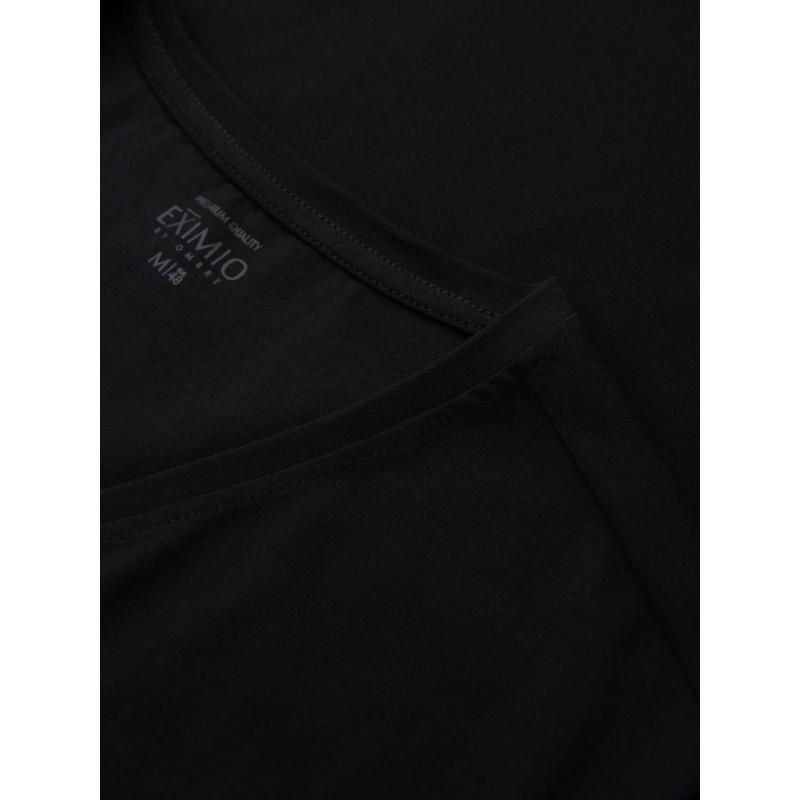 Pánské tričko SLIM FIT s kulatým výstřihem a logem - bílé V1 OM-TSCT-0220