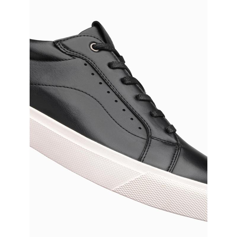 Férfi cipők öko bőrből – fekete V2 OM-FOCS-0179