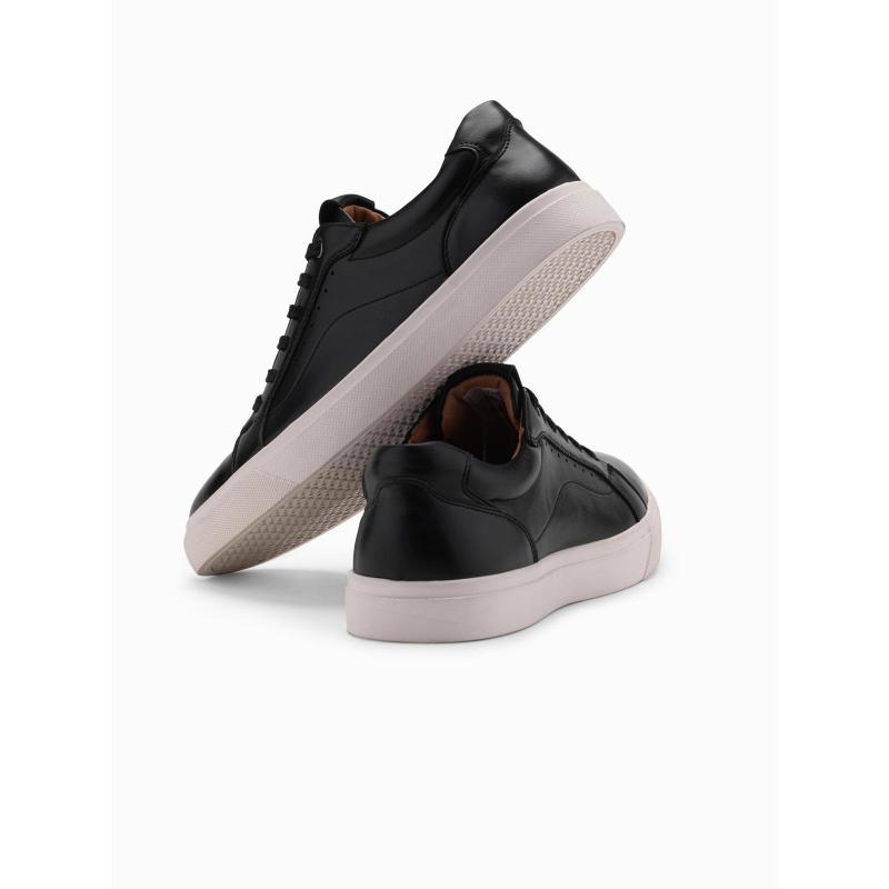 Férfi cipők öko bőrből – fekete V2 OM-FOCS-0179