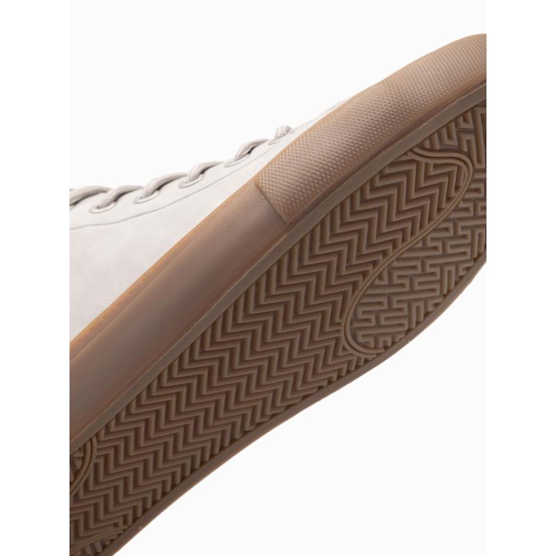 Férfi bokacsizma gumitalppal – hamuszürke V3 OM-FOTH-0187