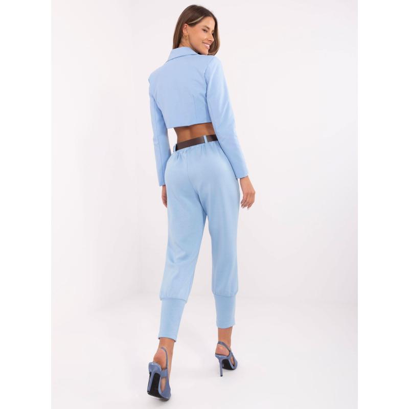 Világoskék melegítőnadrág hosszú, húzózsinórral a derekán