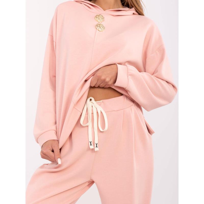 Barackszínű melegítőnadrág nyakkendővel