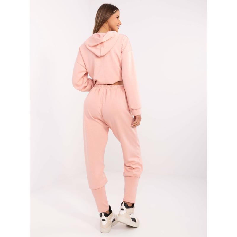 Barackszínű melegítőnadrág nyakkendővel