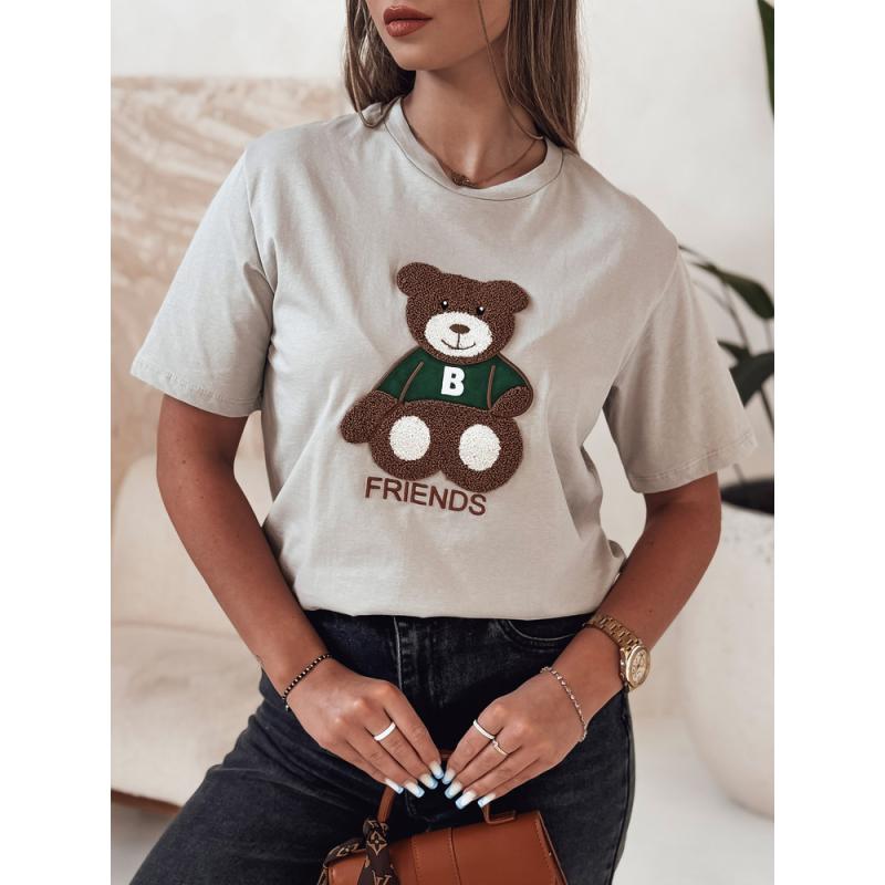 Dámske tričko BAREN pistáciová farba ecru