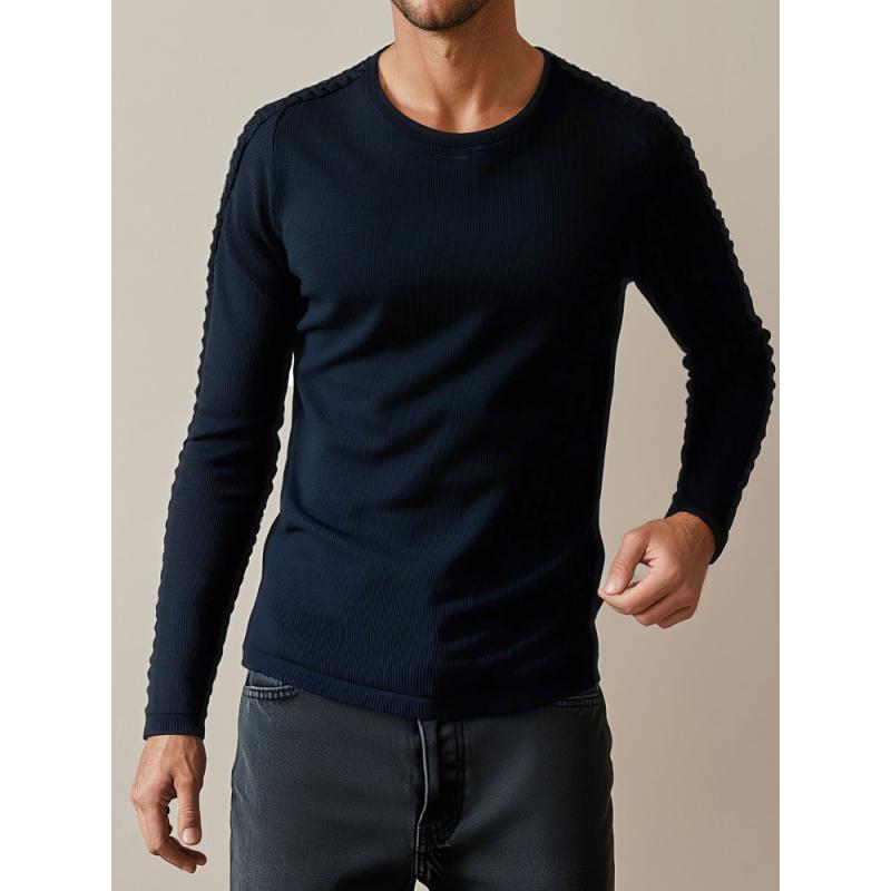 Pánský svetr v barvě tmavě modré