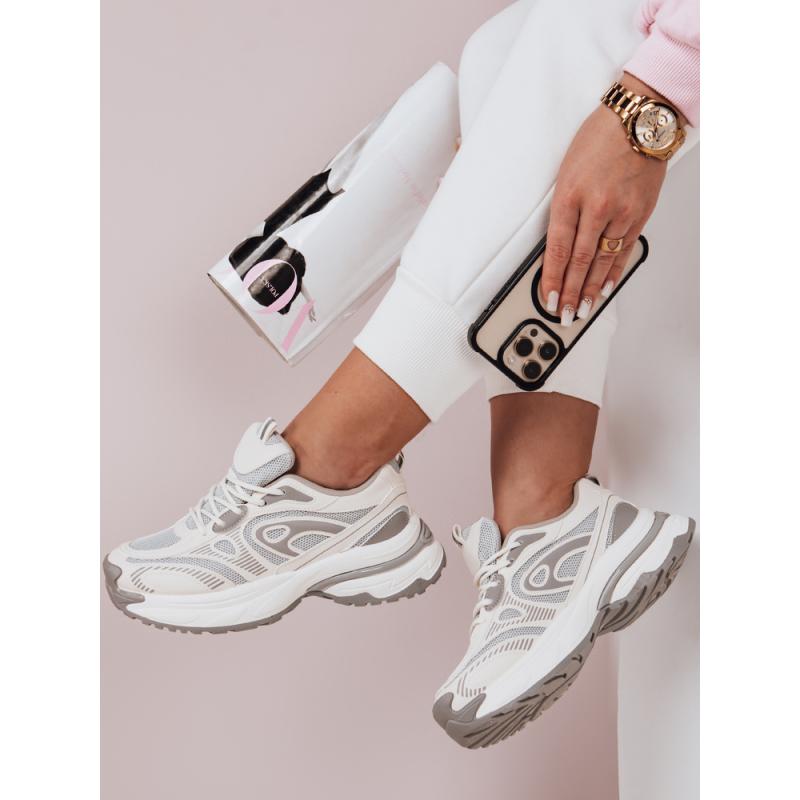 Dámske športové tenisky na platforme AIRBOOS sivé