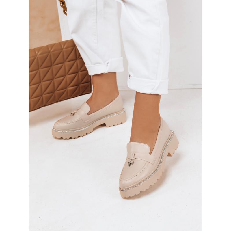 Dámske mokasíny LOAFELIA béžové